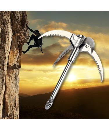 Latinaric Stainless Steel Grappling Hook - 4 Claws for Mountaineering Hiking & Survival | Durable & Reliable International Shipping - Buy Online on GoSupps.com