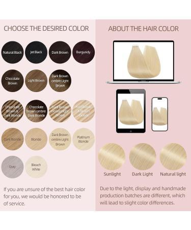 Silk-co Tape-In Real Hair Extensions Brown 40 Pieces Real Hair Tape Extensions Remy Tape Glue Extensions Skin Weft 80 g No. 04 Chocolate Brown 35 cm - Buy Online on GoSupps.com