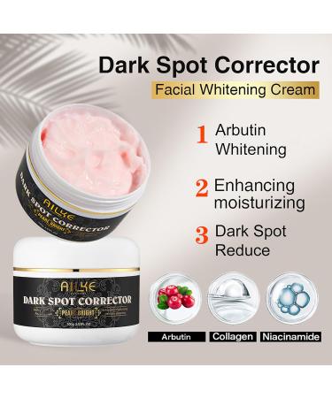 AILKE Lot de 3 cr mes correctrices pour le visage et le corps blanchissant la peau r duit les taches solaires les taches de vieillesse les taches de rousseur la m lanine le m lasma 100 ml - Buy Online on GoSupps.com