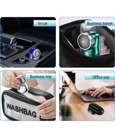 Mini-Shave Portable Electric Shaver | 2023 New Upgrade Rechargeable Razor for Men | Easy One-Button Use | Home, Car, Travel | Black - Perfect Christmas & New Year Gift - Buy Online on GoSupps.com