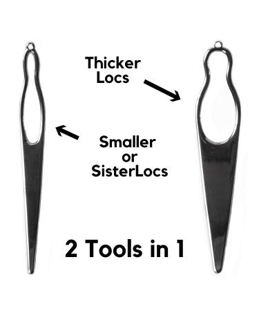 Interlocking Tools for Locs | Sisterlock and Dreadlocks Starter Kit for Small, Medium, or Large Dreads - Easy Locking Needle Hair Maintenance Tool Set - Buy Online on GoSupps.com