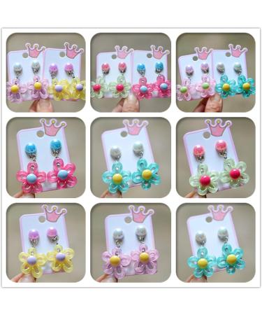 Feyley Flower Ear Clips for Girls | Stylish & Fun Jewelry for Children | Shop Fashionable Flower Earrings - Buy Online on GoSupps.com