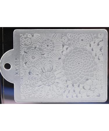 KM-Nails Designer Stamp with Silver Crystals - Premium Nail Art Tool for Stunning Designs | International Shipping Available - Buy Online on GoSupps.com