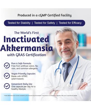 ATLEMISME Akkermansia muciniphila 300 B TFU + Mulberry Leaf DNJ Extract + Chromium Enriched Yeast + Inulin Prebiotic Vegan, High Temp Stable Synbiotic for Health (30 Capsules) - Buy Online on GoSupps.com