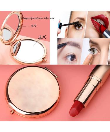 Sweet 15 Gifts for Girls - 15th Birthday Compact Mirror in Pink | Makeup Mirror for 15 Year Old Girls - Perfect Quinceanera Gift for Her - Buy Online on GoSupps.com