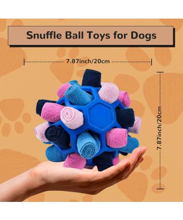 Royal Blue Larimuer Sniffing Ball for Dogs - Interactive Snuffle Toy for Small & Medium Pets | Portable Sniffing Car Toy - Buy Online on GoSupps.com