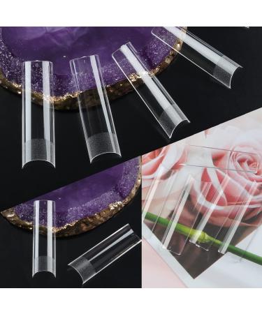 UNA GELLA XXL Soft Gel Tapered Square Nail Tips - 120PCS, Extra Long & Full Cover for Perfect Fit - Ideal for Nail Extension at Home or Salon - Buy Online on GoSupps.com