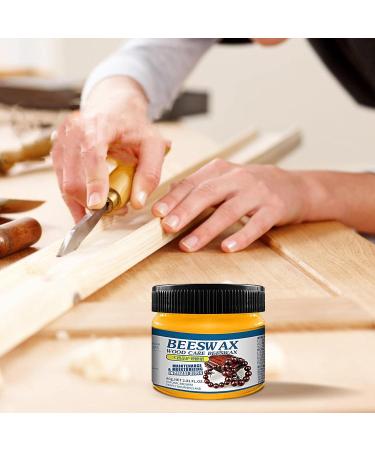 Beeswax Polish | Wood Furniture Polish and Restorer Multipurpose Natural Beeswax Wood Furniture Cleaner and Polish for Furniture Floor Tables Gangwang - Buy Online on GoSupps.com