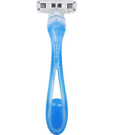 Solimo 3-Blade Disposable Razors for Women - Pack of 2 (6 Razors Total) - Buy Online on GoSupps.com