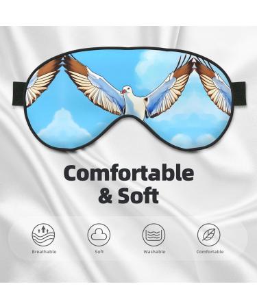 Seagulls in Flight Head-Mounted Light-Blocking Eye Mask | Relieve Eye Fatigue | International Shipping Available - Buy Online on GoSupps.com