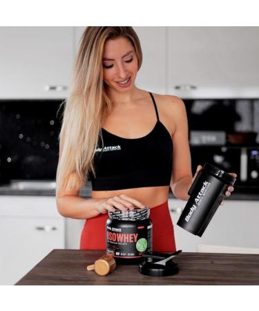 Body Attack Extreme ISO Whey Protein - Vanilla 500g | 100% Irish Pasture Milk Gluten-Free High EAAs 90.6% Isolate - Buy Online on GoSupps.com