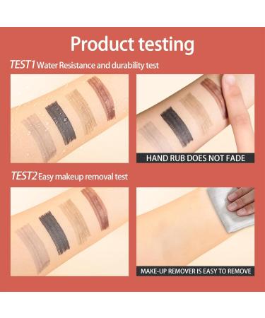  Acunny Microblading Natural Brows - Eyebrow Pencil - Waterproof - Eyebrow Gel Tint - With 4 Split Tips - Buy Online on GoSupps.com