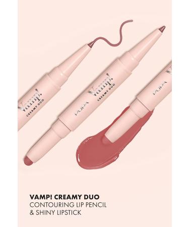 Buy Pupa Milano Vamp! Creamy Duo 003 Warm Nude - 2-in-1 Lipstick & Lip Pencil | Long Lasting Lightweight No-Transfer Smooth Texture - International Shipping Available - Buy Online on GoSupps.com