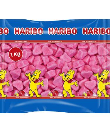 Haribo Soft Pika Heart - 4 packs of 1000 g - Total 4000 g