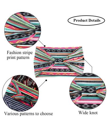 Earent Boho African Headbands - Wide Knot Hair Bands for Women and Girls - Buy Online on GoSupps.com