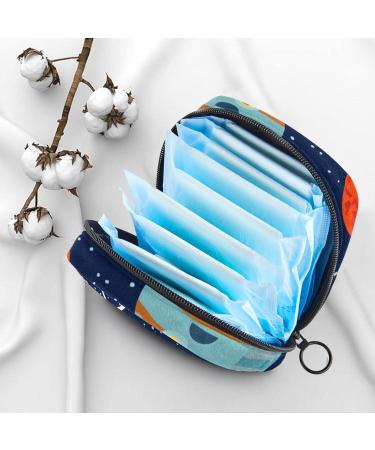 Buy Galaxy Space Solar Earth Mars Menstrual Pad Storage Bag - Portable Zipper Pouch for Teenage Girls & Women - Buy Online on GoSupps.com