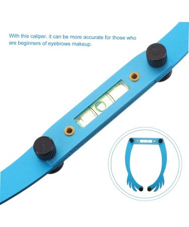 Ipetboom 5pcs Aluminum Alloy Embroidery Level Ruler Brow Shaping Kit Brow Mapping Kit Fold - Buy Online on GoSupps.com