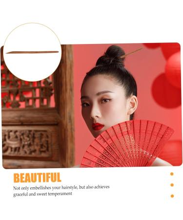 Mikinona Hairpin Hair Sticks for Hair Womens Hair Accessories Traditional Style Hair Sticks Retro Hair Chopsticks Wedding Hair Accessories Hair Pins for Hairstyles Wood Miss Simple Antique - Buy Online on GoSupps.com