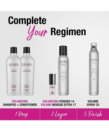 Kenra Volumizing Shampoo/Conditioner - Maximize Volume for Fine to Medium Hair - 10.1 Fl Oz - Buy Online on GoSupps.com