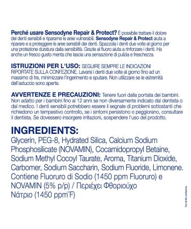 Sensodyne Repair & Protect - Advanced Tooth Sensitivity Relief | Shop Internationally - Buy Online on GoSupps.com