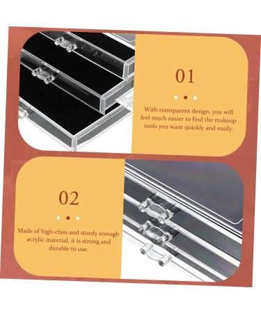 SKISUNO Storage Rack Acrylic Cosmetics Case Makeup Drawer Cosmetics Organizer Household Lipstick Box - Buy Online on GoSupps.com