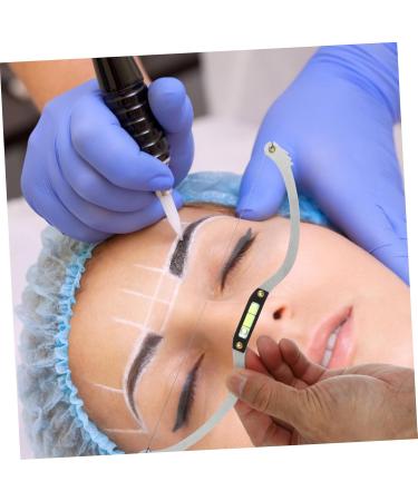 Healeved 2pcs Bow Eyebrow Ruler Eyebrow Level Ruler Eyebrow Stencil Ruler Eyebrow Line Eyebrow Trimming - Buy Online on GoSupps.com