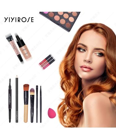 Buy Makeup Sets for Women | 27-Piece Brush Sets with Eyeshadow Primer Lipstick & More - International Shipping Available - Buy Online on GoSupps.com