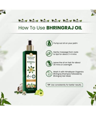 Himalayan Organics Bhringraj Oil 200ml - Ayurvedic Formula for Hair Growth - Buy Online on GoSupps.com