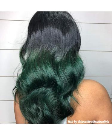 Manic Panic Serpentine Green Hair Dye - Semi-Permanent Gel for Vibrant True Green Color - Lasts 40+ Washes - No Developer Needed (3oz) - International Shipping Available - Buy Online on GoSupps.com