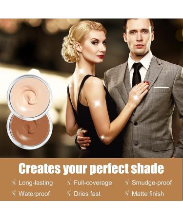 CENNYO Tattoo Cover Up Set | Waterproof Invisible Skin Concealer for Scars, Dark Spots, Vitiligo | Long Lasting, 2 Colors, 0.07kg - Buy Online on GoSupps.com