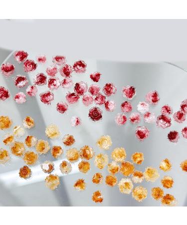 50Pcs 3D Flower Nail Multi Colors Variety Mix Camellia Flower Cute Nail Art For Manicure DIY Craft Jewelry 3d Nail For Acrylic Nails B - Buy Online on GoSupps.com