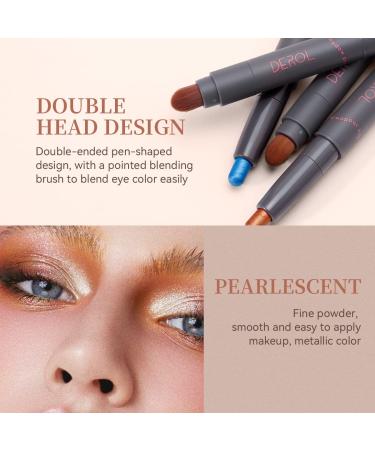 Rotatable Eyeshadow Stick with Soft Brush Head - Waterproof & Smudge Proof (02# Glass Ball) - Buy Online on GoSupps.com