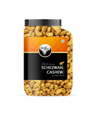 Forest Found Oven Roasted Schezwaan Flavoured Cashews Nuts (400Gram)