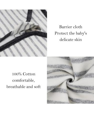 ZIGJOY Cotton Sleeveless Baby Sleep Bag 1.5 Tog Sleeping Sack | 2-Way Zipper | Stripe-1 | 8-12 Months - Buy Online on GoSupps.com