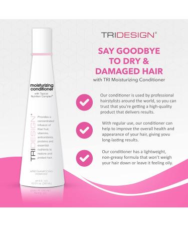 TRI Design Hair Care Bundle: Flexible Hold Aerogel Hairspray & Moisturizing Conditioner for Men & Women Volumizing Hairspray & Hydrating Conditioner for Curly Straight & Wavy Hair 10.5 oz Each - Buy Online on GoSupps.com