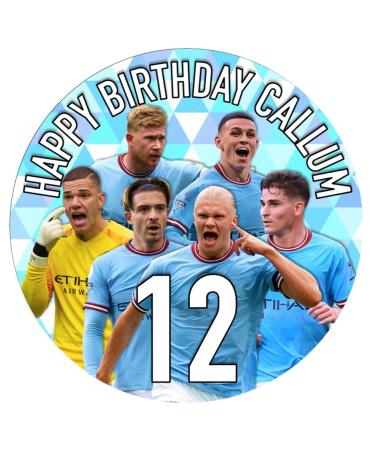 Manchester City Cake topper (Wafer Card)