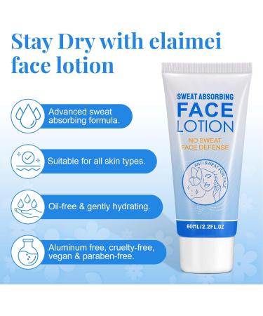 Lotion Anti-Transpirante | 60ml Anti-transpirant Facial | Produit Beaut Sant pour Voyage Quotidien t Protection Multi-Zones - Buy Online on GoSupps.com