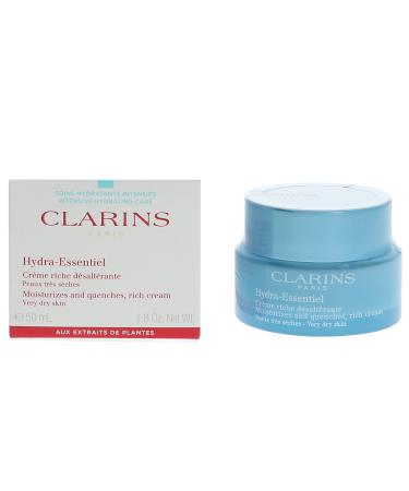 Clarins Hydra-essentiel Moisturizes and Quenches Rich Cream 1.8 ounces