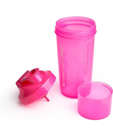 Smartshake Slim Protein Shaker Bottle 400-500ml | Leakproof BPA Free Small Shaker Cup for Women & Men | Neon Pink - Buy Online on GoSupps.com