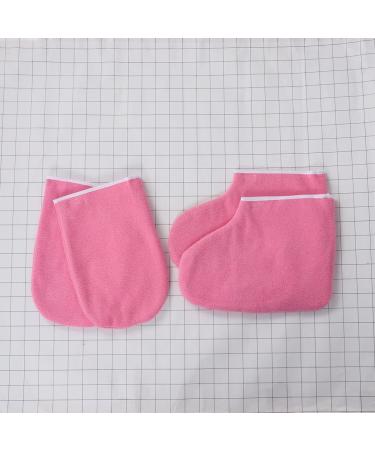 FRCOLOR 6 Pairs moisturizing Gloves Overnight Paraffin Wax Warmer Boot Glove Paraffin Wax Booties Paraffin Bath Liners Cloth Booties Gloves for Work Gloves for Nail Hand Wax Foot - Buy Online on GoSupps.com
