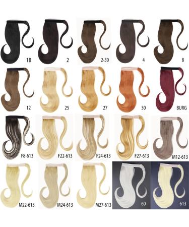 Ponytail Extension Bounce Wraparound Ponytail Hair Pieces Straight Hair Extensions with Combs Warp Ponytails for Women Synthetic Ponytail Hairpiece/Ponytail Extension (Color : M22-613 Size : 18in 18inches M22-613 - Buy Online on GoSupps.com