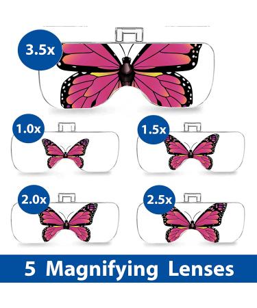 Hands-Free Headband Magnifying Glasses with Light - Ideal for Hobby, Reading, and Jewelry Making - Includes Storage Case - Buy Online on GoSupps.com