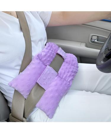 Ostomy Seatbelt Pillow Ostomy Driving Protector Stoma Shiled Ileostomy Urostomy Riding Guard No Squeezing Ostomate Must Have Supplies Minky Dot Lavender