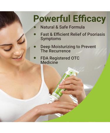 LMNOOP Psoriasis Cream - Maximum Strength Treatment for Psoriasis, Dermatitis, Rash - Fast Relief for Dry, Irritated Skin - 1.76 oz - Buy Online on GoSupps.com