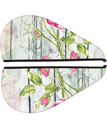 Microfiber Hair Drying Cap | Vintage Floral Towel Wrap for Quick Drying | Soft & Absorbent Hair Towel for Curly Long & Thick Hair - Buy Online on GoSupps.com