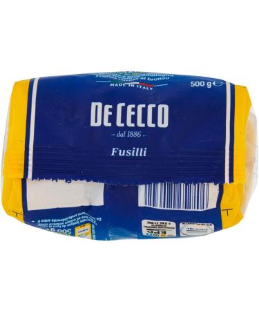  De Cecco De Cecco Fusilli 500g - Buy Online on GoSupps.com