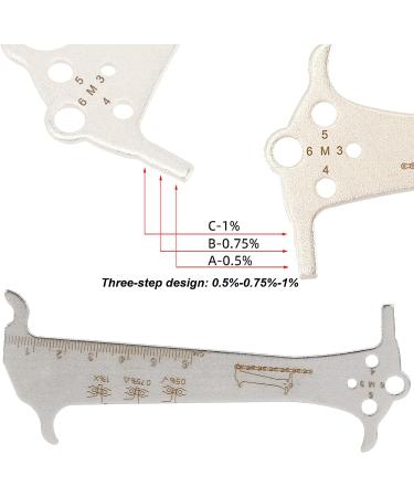 Deryang 3 in 1 Bicycle Chain Wear Indicator Tool & Gauge for Mountain & Road Bike - Cycling Accessory - Buy Online on GoSupps.com