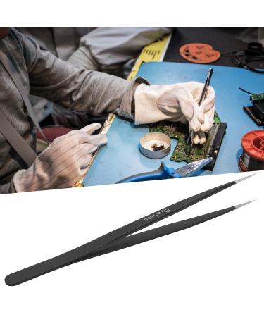 High-Precision Antistatic Pointed Tweezers - BST-201esD for Semiconductor Microelectronics & Aerospace | Acid-Resistant & Ideal for Circuit Boards - Buy Online on GoSupps.com