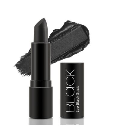 Boobeen Black Face Body Paint Stick Eye Black Stick Easy to Color Black Face Lip Painting Cream Eyeblack Stick for Sports Football Baseball Softball and Halloween Cosplay Party Makeup Waterproof