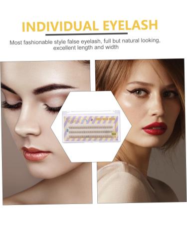 DOITOOL 1 Box Fake Eyelashes Individual Lash Natural Look Lashes Halloween Makeup Supplies Strip Eyelashes Cross False Eyelashes Fluffy Eyeslash Faux Lashes Fiber Make up Extend - Buy Online on GoSupps.com